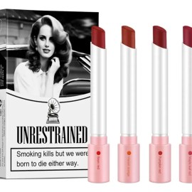 *zlu Kits De Pintalabios Mate Lana Del Rey De 4 Colores, Er*