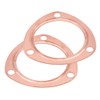 2pcs 3inch Copper Header Exhaust Collector Gaskets Reusable for SBC