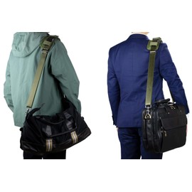 A ALLZEDREAM Bag Shoulder Strap Replacement Laptop Travel Duffle Bags Padded Adjustable (Olive Green)