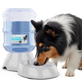 Automatic Pet Waterer Dispenser with BPA-Free Design – 1 Gallon Capacity, Convenient Waterer Solution Ideal for Dogs and Cats Small and Large Pets