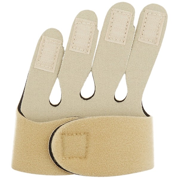 Rolyan Soft Hand-Based Ulnar Deviation Insert for Left Hand, Short Splint Insert for Joint Alignment, Aligns The Knuckle Joints in The Hand and Fingers for Pain Relief and Mobility, Medium