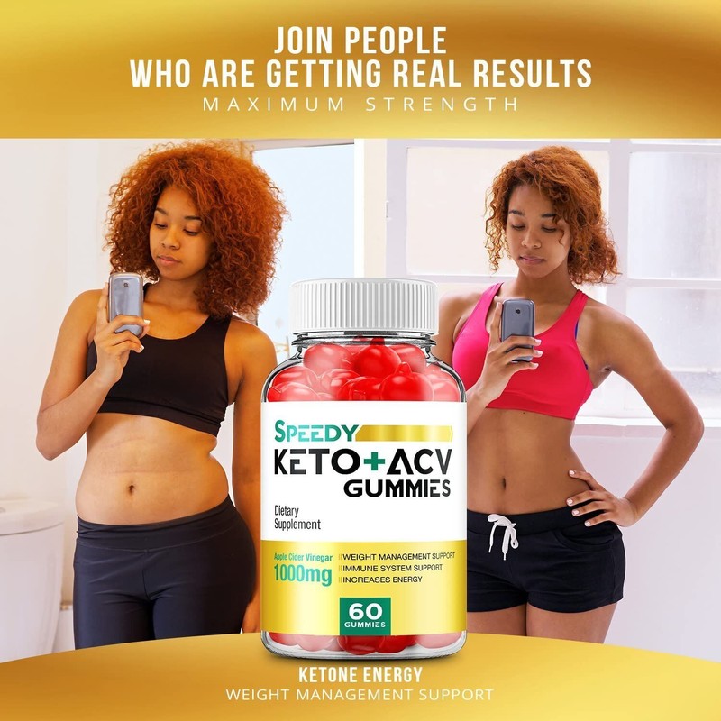 Rillvo (3 Pack) Speedy Keto ACV Gummies Speedy ACV Advanced