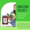Dried Cranberries Original 4 lbs,(64oz) Batch Tested Gluten & Peanut