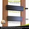 NattyDot Garage Tool Organizer Wall Mount 49.5inch with 9 Hooks