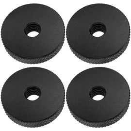 Camera Hot Shoe Mount Screw Adapter 1/4" to 1/4", BENACES 4-Pack Aluminum Alloy 1/4 Inch Nut Female Dual Thread Converter Connector for Heads, Tripods