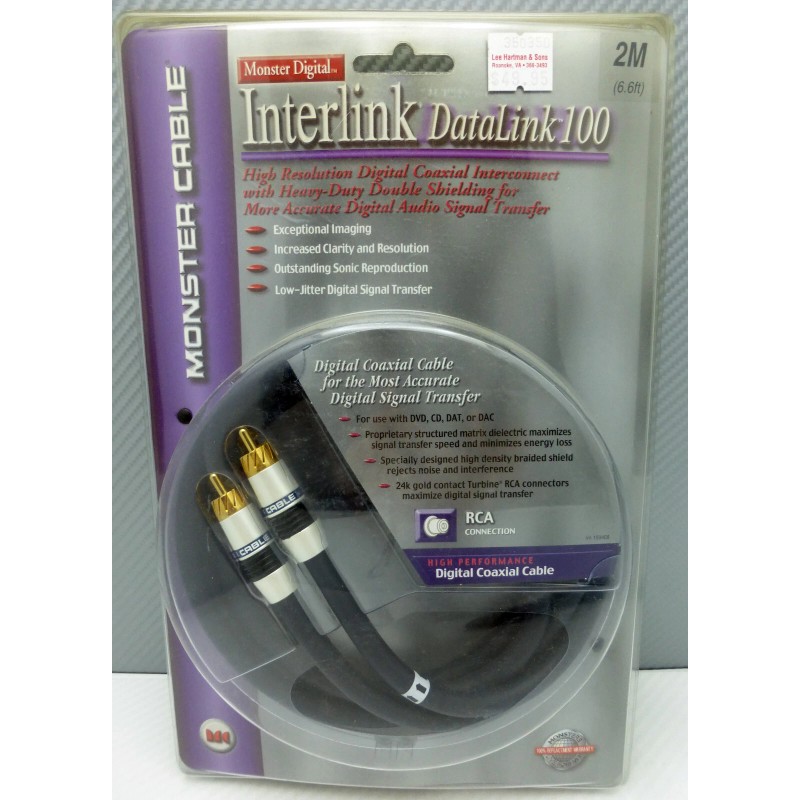 Monster Cable DataLink 100 Digital coaxial cable 2 meter