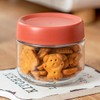 Habwah 4 Pack Overnight Oats jars with Lids, Reusable Glass