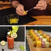 SOGEWO 8" Stainless Steel Cocktail Picks, Bloody Mary Skewers (8inch,