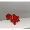 Miniature Tiny Lampwork Flame Hand Blown Glass Red Fish Figurine
