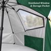 UPF 50+ Beach Umbrella with Sand Anchor, 94 Inch Windproof