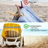 8Pcs Rainbow Beach Chair Bands HADEEONG Beach Towel Clips Towel