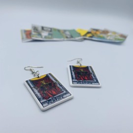 Libra Earrings for Women - Justice Jewelry - Tarot Accessories (Libra - Justice)