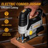 Jig Saw Corded: DEKOPRO Electric Jigsaw Tool Power Jig Saws