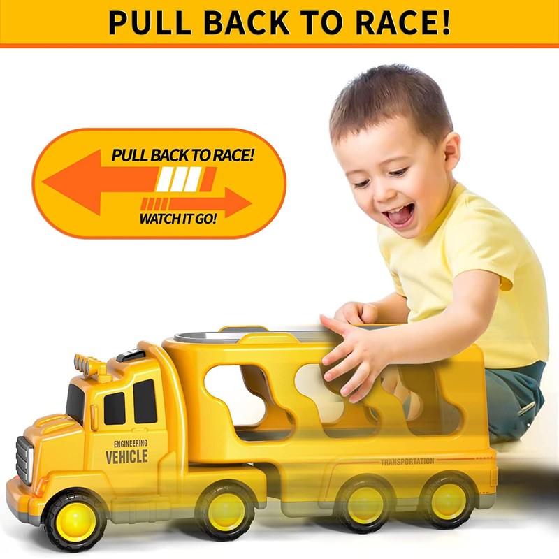 Children's Construction Truck Toy Truck for Toddlers Boys Girls 1