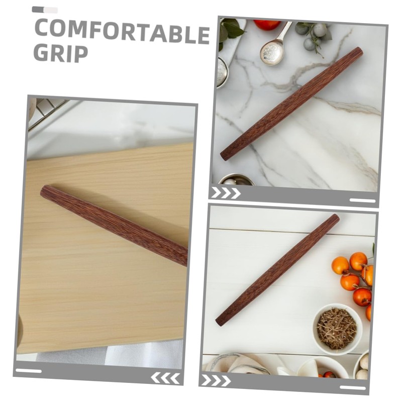 OHPHCALL 2pcs Small Wooden Rolling Pins Nonstick Kitchen Tools for
