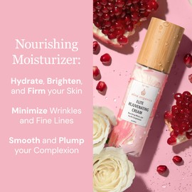 Elina Organics Elite Rejuvenating Cream 2oz – Anti-Aging Organic Moisturizer with Copper Peptides & Hyaluronic Acid – Brightening & Firming for All Skin Types