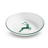 GMUNDNER KERAMIK Soup Plate Cup Diameter 20 cm Green Deer