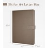 Mymazn A4 Clipboard Folder Conference Folder, Faux Leather Clipboard with