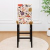 FORCHEER Waterproof Bar Stool Chair Cover with Backs Set of