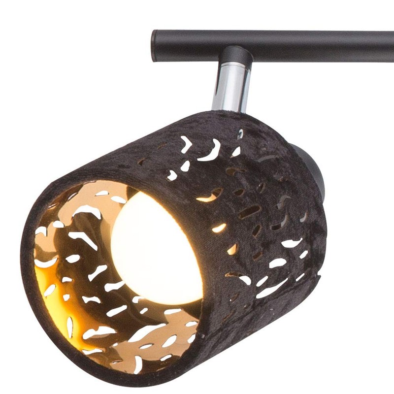 Globo Spotlight Metal Troy, Black