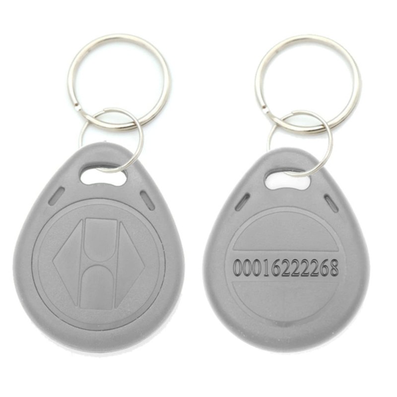50 X Grey RFID Tags Key fobs - 125Khz READ