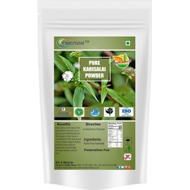 Neotea Pure Bhringraj Powder | 100% Natural Eclipta Alba | Herbal Hair Care | Supports Healthy Hair Growth & Scalp | Chemical-Free Ayurvedic Powder (100 GM(3.52 OZ))