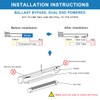 SHOPLED T8 LED Bulbs 4 Foot, 36W 6000K Cool White,