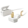 AXIS 45503 6-Feet 3-Outlet White Wall Hugger Indoor Extension Cord