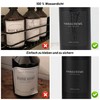 Esdallina 500 ml Soap Dispenser with 22 Black Labels Minimalist