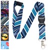 ROLSELEY Multicolour Lanyard Neck Strap with TIE DIAGONAL STRIPES pattern