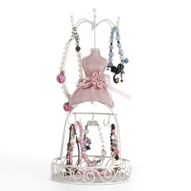 Jewellery Display Stand Mannequin Necklace Bracelet Earrings Display Princess Dress with Jewelry Stand (03)