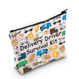 POFULL Delivery Driver Cosmetic Bag Delivery Driver Appreciation Gift Delivery Driver Survival Kit (Delivery Driver)