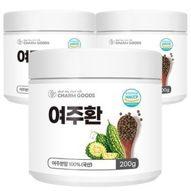 3 bottles of domestic bitter melon pills, 200g / 국산 여주환 200g 3통