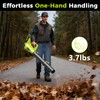 for Men Cordless Leaf Blower 21V: 500CFM 150MPH Electric Leaf