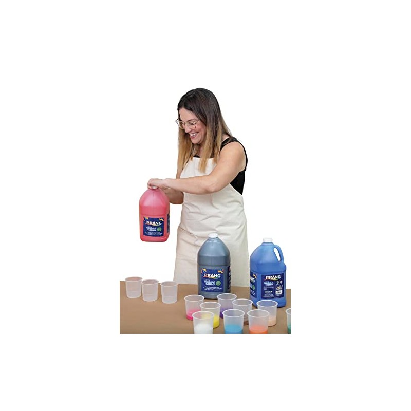 Prang Pintura de témpera lavable, negro, 1 galón, 1 unidad
