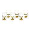 Godinger Gold Shot Glasses, Glass Shooters 0.5oz, Set of 6