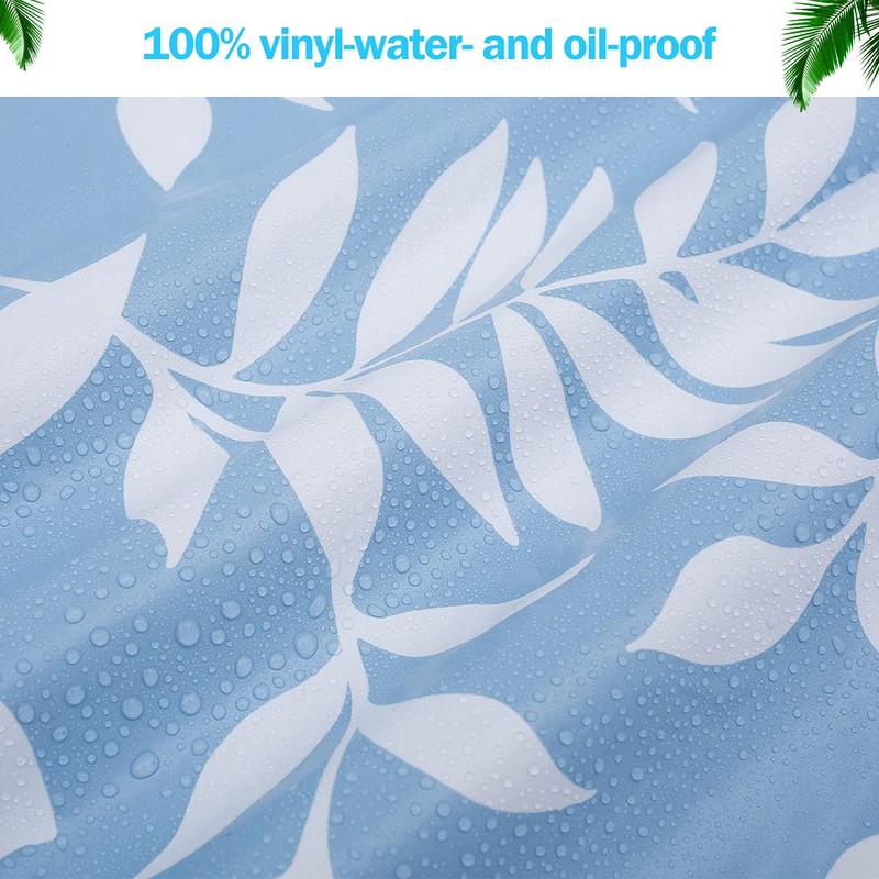 Round Table Protector Wipeable Circle Tablecloth Elastic Edged Fitted Table
