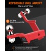 Trailer Hitch Ball Mount 2" Drop Fits 2" Receiver, 6000Lbs