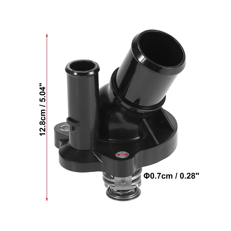 X AUTOHAUX Engine Coolant Thermostat Housing Assembly for Ford Escape