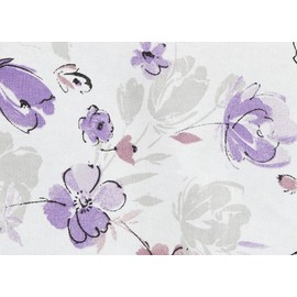 BIANCHERIAWEB Pink Poetry Pattern Kitchen and Living Room Tablecloth, Made in Italy, 100% Cotton, 140x180 cm