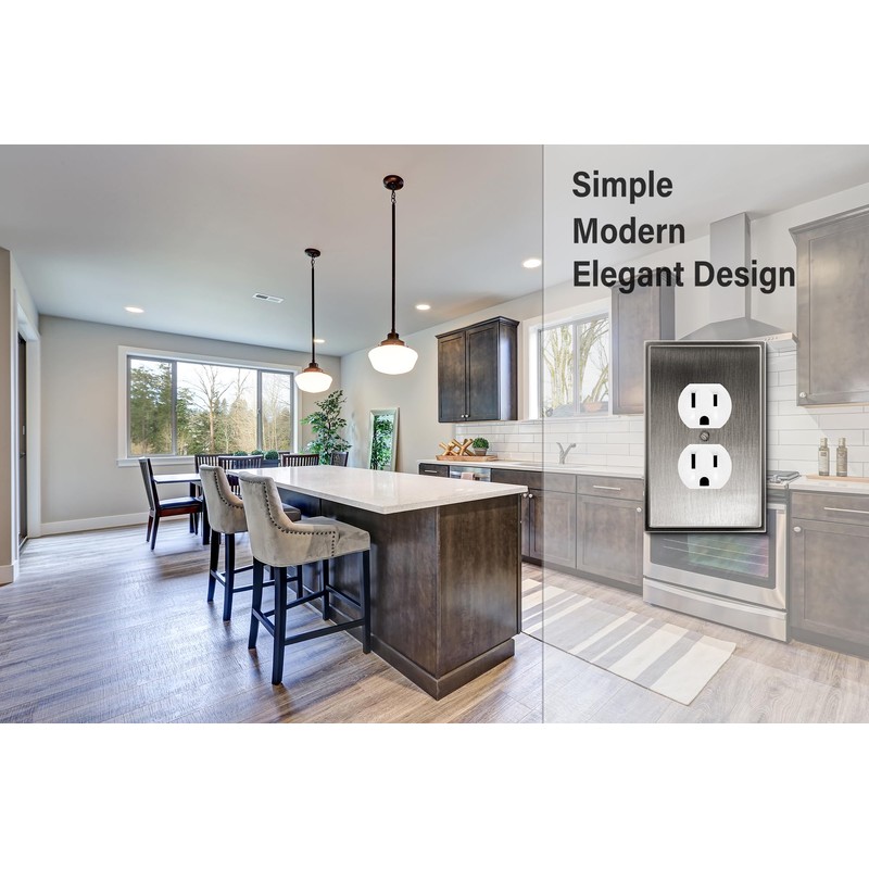 Henne Bery Soft Modern Decorative Wall Plate Switch Plate Outlet