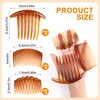 6 Pcs Hair Combs Slides, Plastic French Twist Side Combs