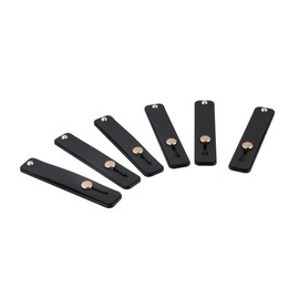 6Pcs Silicone Push Pull Grip Stand Phone Strap Grip Holder, Back of Finger Grip Portable Telescopic Finger Strap Bracket