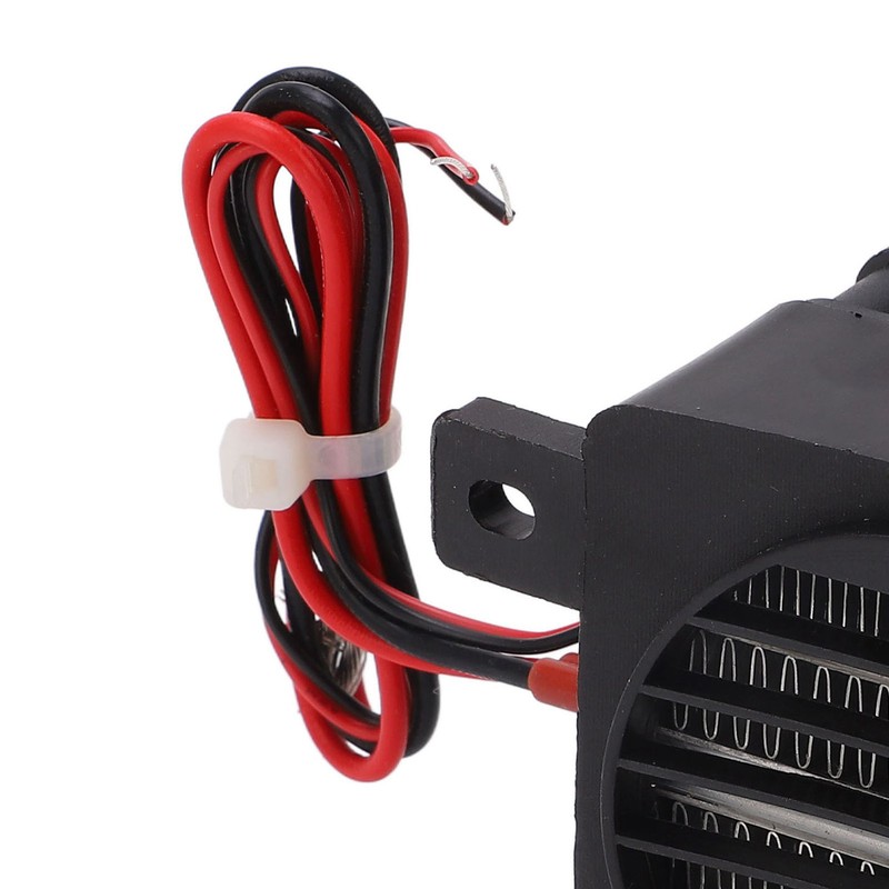 PTC Fan Heater DC12V 50W Constant Temp Heating Insulated Mini