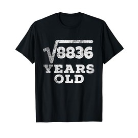 Vintage Square Root of 8836: 94th Birthday 94 Years Old Tee