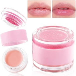 De Bálsamo Labial y Exfoliante Labial 2 en 1 Set, Set De Cuidado Labial, Mascarilla Durmiente Labial y Exfoliante Labios De Azúcar, Reparador Para Labios Secos, Agrietados y Descamados