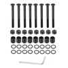 YOKIVE Skateboard Tool Kits, Deck Mounting Screws Axle Nuts Spacers