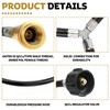 Y Type Splitter Propane Tank Converter Adapter Hose, 2-Way QCC1/Type1
