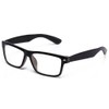 Squared Fashion Flat Thick Frame Geek Nerd Costume Pair Fashion