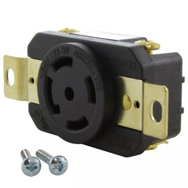 AC WORKS® 30 Amp 3-Phase 120/208 Volt NEMA L21-30R DIY Replacement Outlet by AC WORKS®